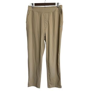 NWT Baeleaf pants women's medium khaki neutral pull on outdoor active hike UPF